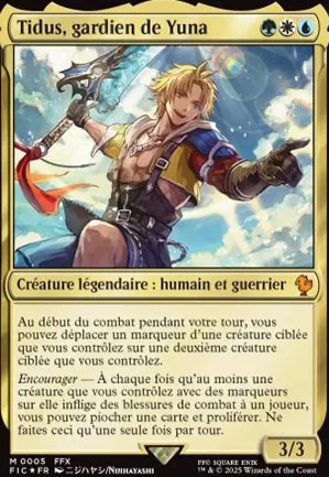 Tidus, gardien de Yuna