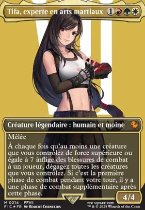 Tifa, experte en arts martiaux