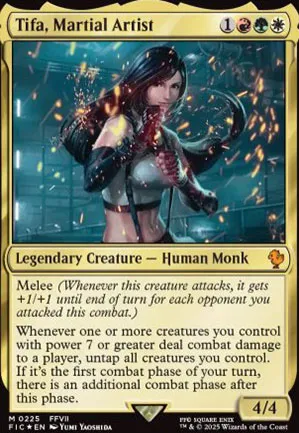 Tifa, experte en arts martiaux