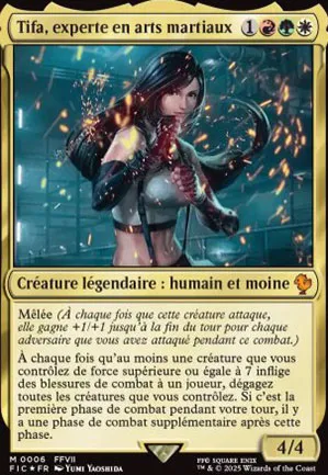 Tifa, experte en arts martiaux
