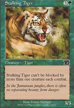 Tigre en chasse