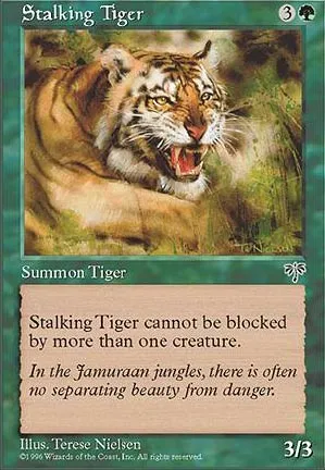 Tigre en chasse