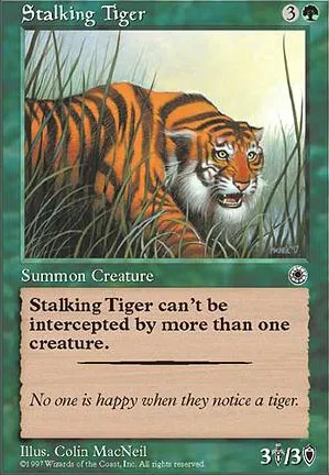 Tigre en chasse