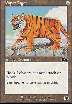 Tigre en papier
