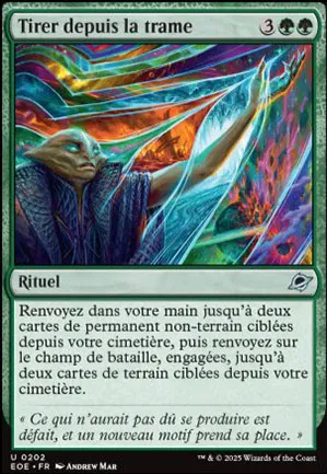 Tirer depuis la trame