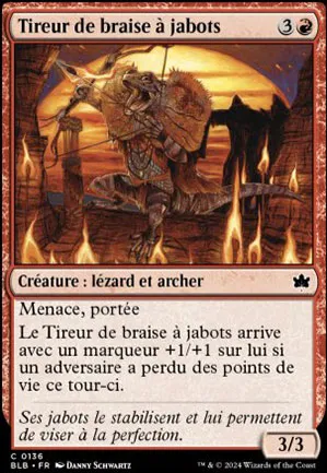 Tireur de braise à jabots