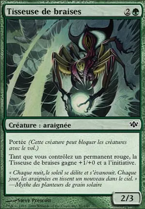 Tisseuse de braises