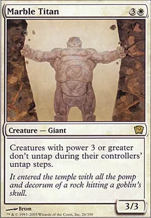 Titan de marbre