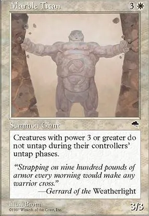 Titan de marbre