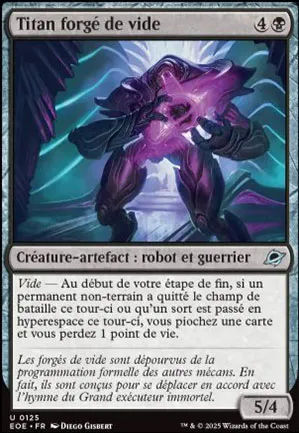 Titan forgé de vide