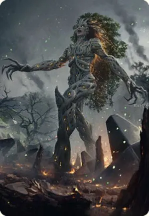 Titania, Gaia incarnée - Illustration