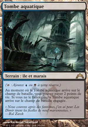 Tombe aquatique