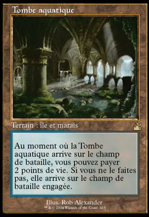 Tombe aquatique