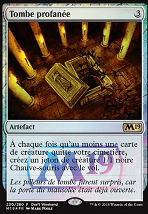 Tombe profanée