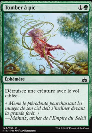 Tomber à pic