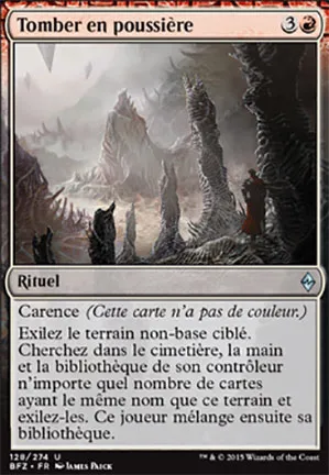 Tomber en poussière