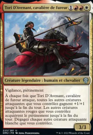 Tori D'Avenant, cavalière de fureur