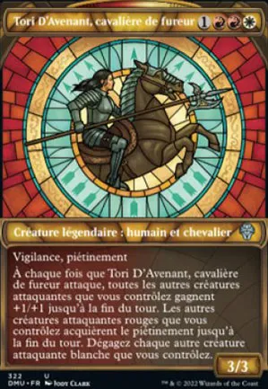 Tori D'Avenant, cavalière de fureur