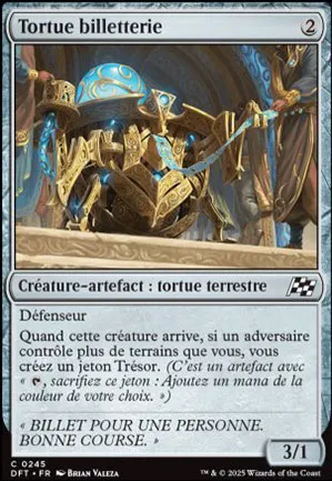 Tortue billetterie