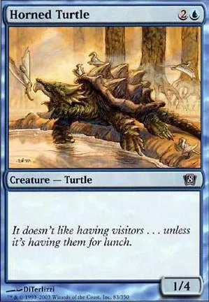 Tortue cornue