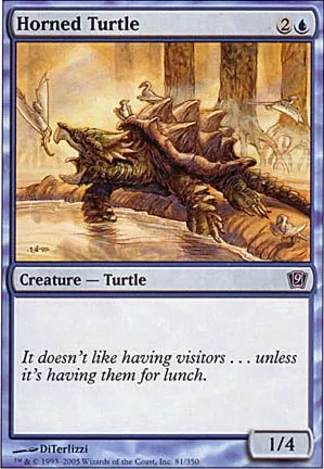 Tortue cornue