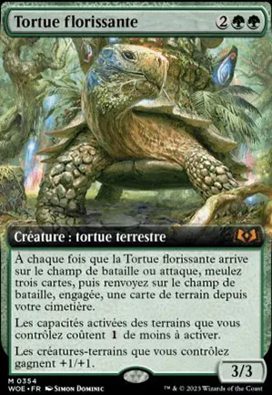 Tortue florissante
