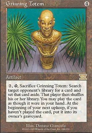 Totem grimaçant