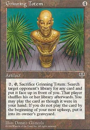 Totem grimaçant