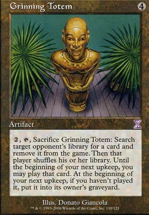 Totem grimaçant
