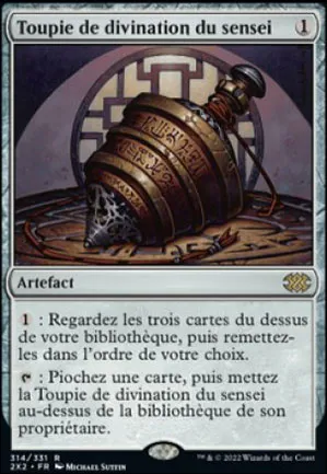 Toupie de divination du sensei