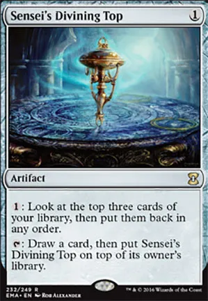 Toupie de divination du sensei