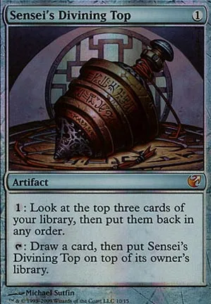 Toupie de divination du sensei