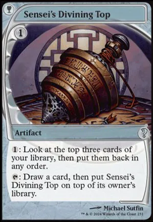 Toupie de divination du sensei