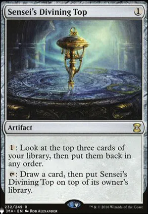 Toupie de divination du sensei