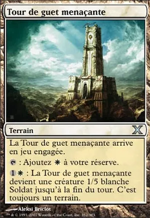 Tour de guet menaçante