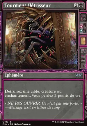 Tourment flétrisseur