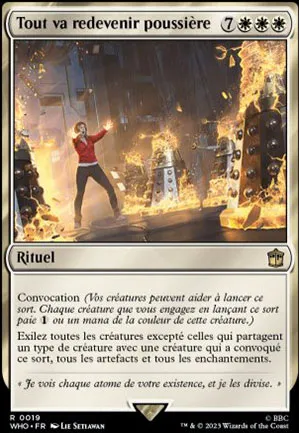 Tout va redevenir poussière