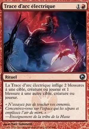 Trace d'arc électrique