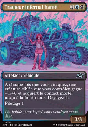 Tracteur infernal hanté