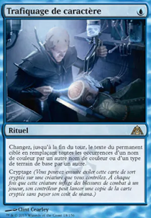Trafiquage de caractère