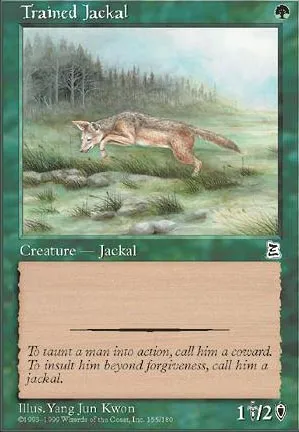 Trained Jackal