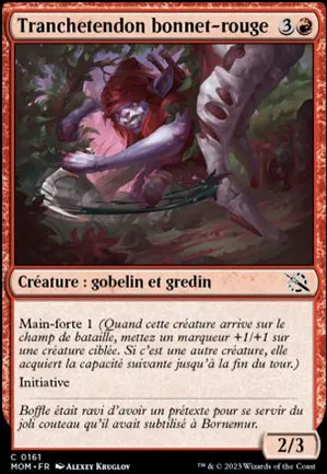 Tranchetendon bonnet-rouge