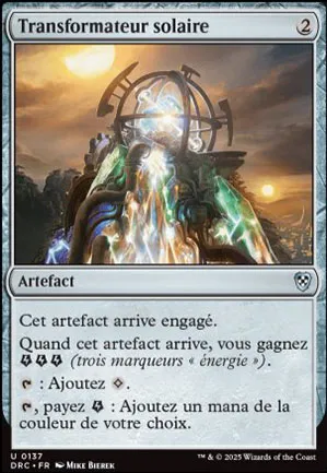 Transformateur solaire