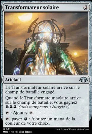 Transformateur solaire