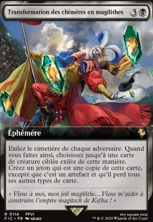 Transformation des chimères en magilithes