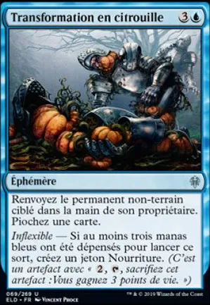 Transformation en citrouille