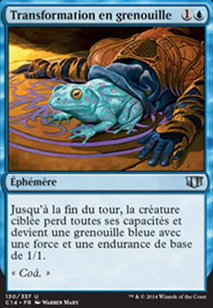 Transformation en grenouille