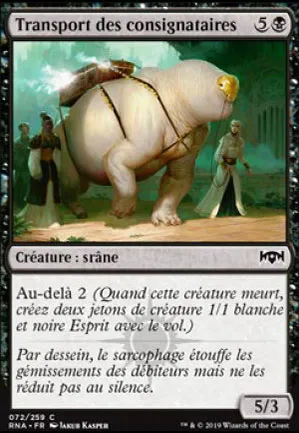 Transport des consignataires