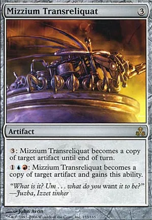 Transrelique en mizzium
