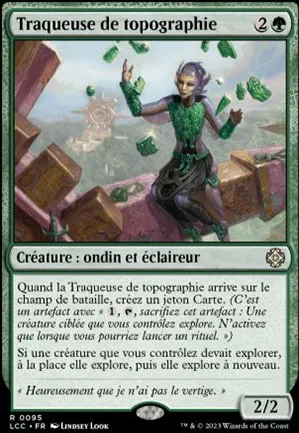 Traqueuse de topographie